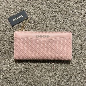 Bebe Blush Woven Wallet